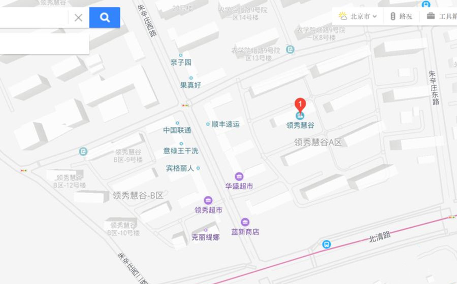 领秀慧谷位置