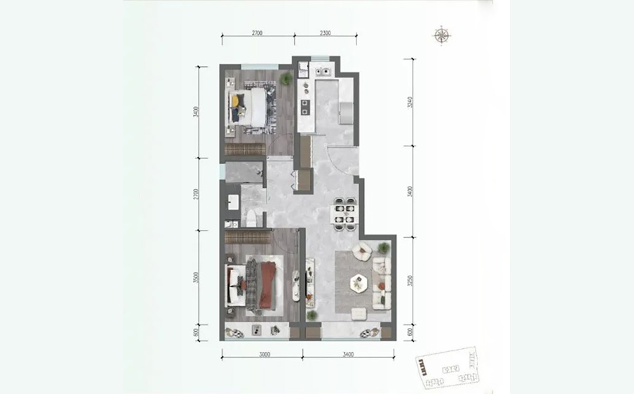 中建星光里户型图