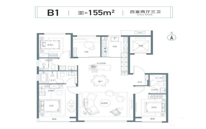 B1户型