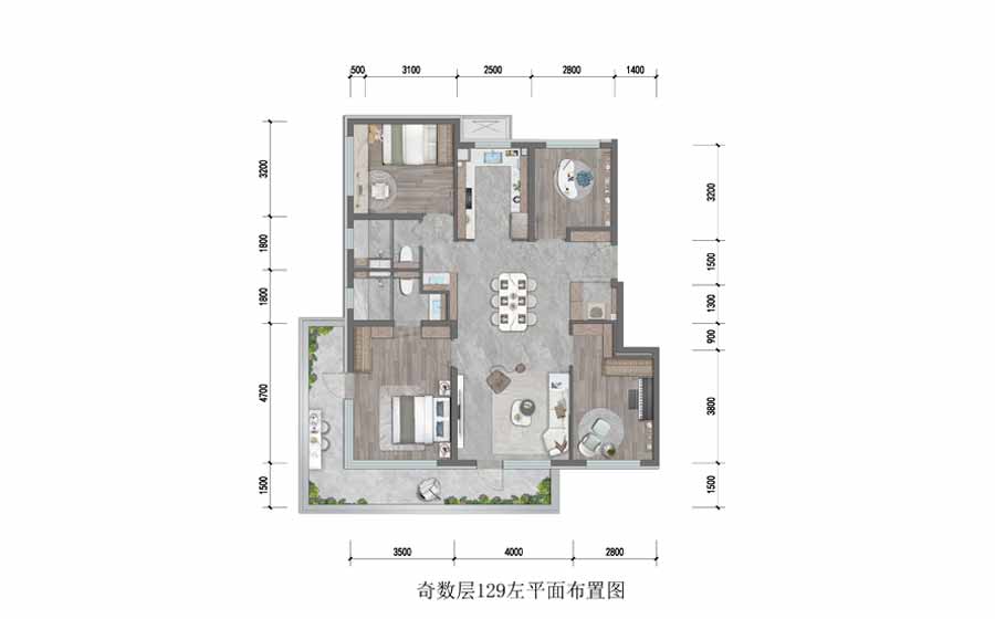 四室两厅两卫