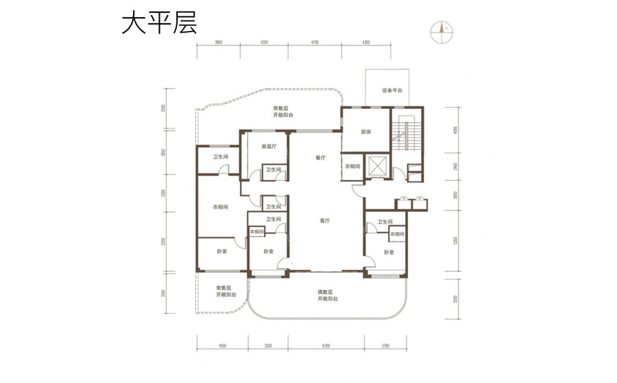 五室两厅四卫