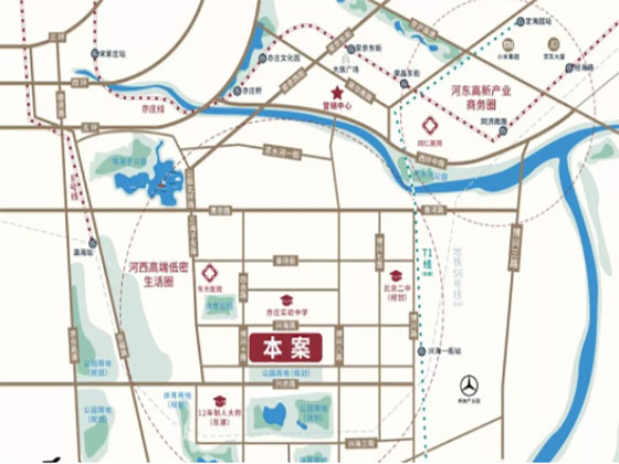 中国铁建国际公馆区位图